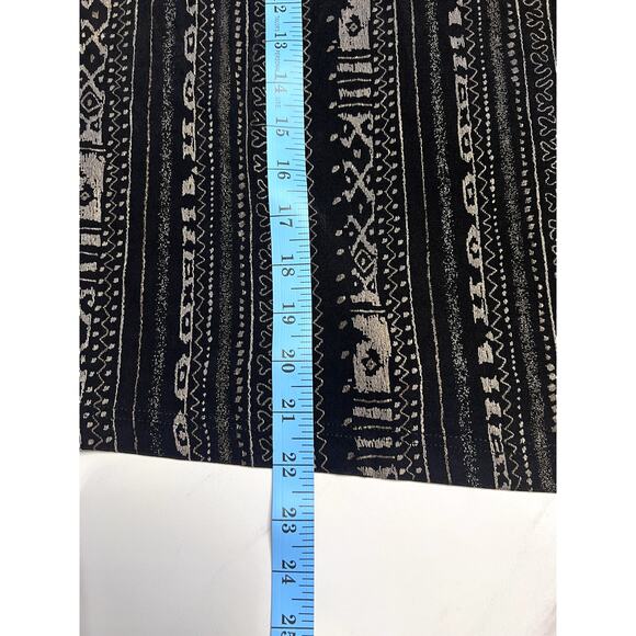 Vintage Coldwater Creek Matching Cardigan and Camisole Top Black & Gold Pattern - Picture 11 of 12